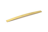 Diy Brass Bracelet, 5 Raw Brass Bracelet Stamping Blanks, Bangles (145x10x0.80mm) D0250