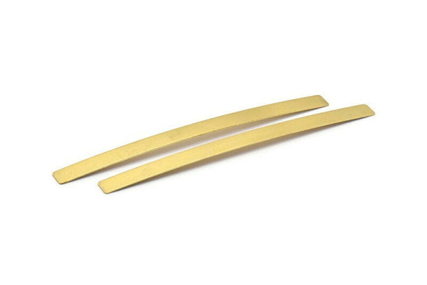 Diy Brass Bracelet, 5 Raw Brass Bracelet Stamping Blanks, Bangles (145x10x0.80mm) D0250