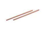 Himmeli Copper Tubes, 30 Raw Copper Tube Beads (2x60mm) D0253
