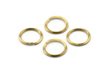 13mm Jump Ring, 24 Raw Brass Jump Rings (13x1.3mm) E155
