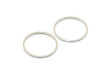 Silver Circle Connector, 50 Silver Tone Circle Connectors, Rings, Findings (20x0.8mm) BS 2096