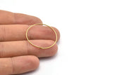 Tel Kulak Küpeleri, 48 Ham Pirinç Tel Küpe, Küpe Bulguları (30x0,8 mm) BS 2079