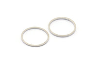Silver Circle Connector, 50 Silver Tone Circle Connectors, Rings, Findings (16x0.8mm) BS 2097