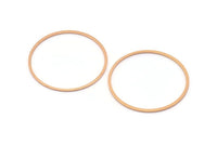Gül Altın Yüzükler, 8 Gül Altın Daire Bağlantı Parçası (35x1x1mm) BS 1087 Q0044