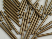 Bronze Metal Tube, 50 Antique Bronze Tone Copper Tube Spacer Bead ,charms,findings (20x2mm) K194