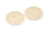 Round Personalized Blank, 2 Antique Silver Plated Brass Stamping Blanks, Tags (38x1mm)  b0113
