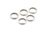 Gümüş Yüzükler - 24 Antik Gümüş Kaplama Pirinç Yüzük (10-11 mm) A0234 H0672