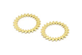 Brass Circle Blank, 2 Raw Brass Circle Blanks, Brass Round, Stamping Blanks, Findings (33x1.2mm) N1627
