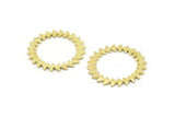 Brass Circle Blank, 2 Raw Brass Circle Blanks, Brass Round, Stamping Blanks, Findings (33x1.2mm) N1627