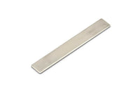 Steel Rectangle Blank, 24 Steel Rectangle Blanks, Stamping Blanks (40x6x0.70mm) M02236