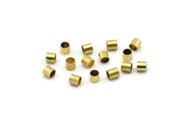 250 Raw Brass Tubes (3x3mm) Bs 1437