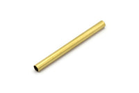Solid Brass Tube Bead, 20 Raw Brass Tubes (5x60mm) Bs 1468