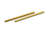 Raw Brass Bar, 20 Raw Brass Tubes (4x80mm) Bs 1459