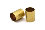 6 Raw Brass Tubes (20x25mm) Bs 1493