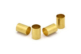 12 Raw Brass Tubes (10x14mm) Bs 1553