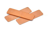 Copper Stamping Blank, 12 Raw Copper Stamping Blanks (10x35x0.80mm) D0462