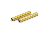 50 Raw Brass Square Tubes (4x30mm) Bs 1591