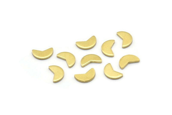 Brass Geometric Blank, 150 Raw Brass Tiny Pizza Slice Blanks, Findings (7x4x0.80mm) M02334