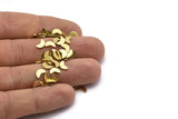 Brass Geometric Blank, 150 Raw Brass Tiny Pizza Slice Blanks, Findings (7x4x0.80mm) M02334