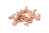 Copper Geometric Blank, 150 Copper Brass Tiny Pizza Slice Blanks, Findings (7x4x0.80mm) M02333