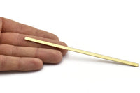 Brass Bracelet Blank, 10 Raw Brass Bracelet Stamping Blank Bangles ( 4x136x0.80mm) D0435