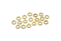 5mm Jump Ring - 250 Brass Gold Tone Jump Rings (5x0.80mm) A0652