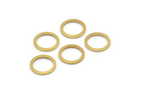 10mm Circle Ring Findings - 100 Raw Brass Circle Ring Findings (10mm) B0118