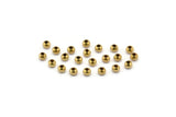 Brass Spacer Bead, 500 Raw Brass Spacer Bead, Findings (2.5mm)  Brs 0101 b0029