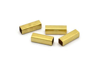 50 Raw Brass Square Tubes  (5x16mm) Bs1601