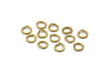 6mm Jump Rings - 1500 Raw Brass Jump Rings (6x1mm) A0357