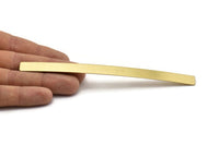 Diy Brass Bracelet, 5 Raw Brass Bracelet Stamping Blanks, Bangles (145x10x0.80mm) D0250
