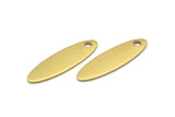 Raw Brass Petal, 30 Raw Brass Marquise Blanks (24x7x0.80mm) Y132