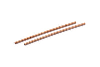Copper Tube Beads - 30 Raw Copper Tube Beads (2x70mm) D0368