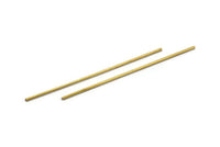 80mm Brass Tubes - 50 Raw Brass Tube Beads, Necklace Tubes, Minimalist Findings, Bracelet Crafts (1.5x80mm) BS 1789