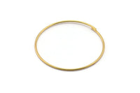 Tel Kulak Küpeleri, 48 Ham Pirinç Tel Küpe, Küpe Bulguları (30x0,8 mm) BS 2079