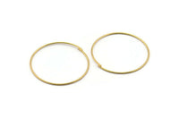 Tel Kulak Küpeleri, 48 Ham Pirinç Tel Küpe, Küpe Bulguları (30x0,8 mm) BS 2079