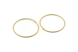 Tel Kulak Küpeleri, 48 Ham Pirinç Tel Küpe, Küpe Bulguları (30x0,8 mm) BS 2079
