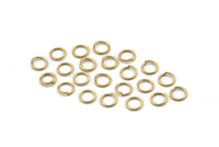 4mm Jump Ring - 500 Raw Brass Jump Ring, Findings (4x0.50mm) ( A0112 )