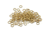 4mm Jump Ring - 1000 Raw Brass Jump Rings Findings (4x0.50mm) A0112