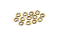 5mm Jump Ring - 12000 Raw Brass Jump Rings (5x1mm) A0323