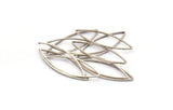 Silver Marquise Ring, 50 Antique Silver Plated Brass Marquise Ring, Connector, Charms  (9x28x0.5mm) D0043 H0646