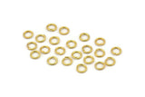 Gold Jump Ring, 250 Gold Tone Brass Jump Rings (5x0.8mm) A0993