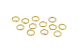 8mm Jump Ring - 100 Golden Brass Jump Rings (8x0.85mm) A0472
