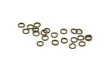 5mm Jump Ring - 500 Antique Brass Round Jump Rings Connectors Findings (5x0.80mm) R-01 ( A0335 )