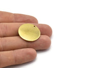 Brass Cabochon Tag, 12 Raw Brass Cabochon Tags, Stamping Tags (25x1.5mm) Y102