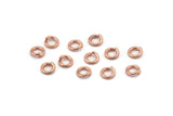 5mm Jump Ring, 250 Rose Gold Tone Brass Jump Rings (5x1mm) A1003