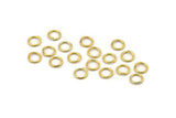 Gold Jump Ring, 250 Gold Tone Brass Jump Rings (6x0.8mm) A1040