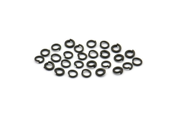 Black 3mm Rings - 250 Oxidized Brass Black Jump Rings (3x0.50mm) A0359 S453