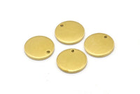 Brass Cabochon Tag, 12 Raw Brass Cabochon Tags, Stamping Tags (16x1.5mm) Y189