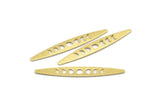 Brass Oval Blank, 12 Textured Raw Brass, Brass Blanks, Brass Oval Moon Phases Blanks (50x7x0.80mm) M02494